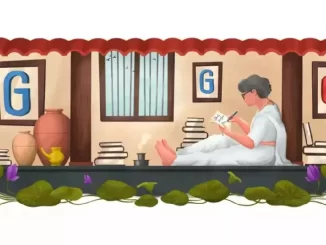 Google is celebrating the acclaimed Indian poet Balamani Amma on her 113th birth anniversary with a special doodle dedicated to her.