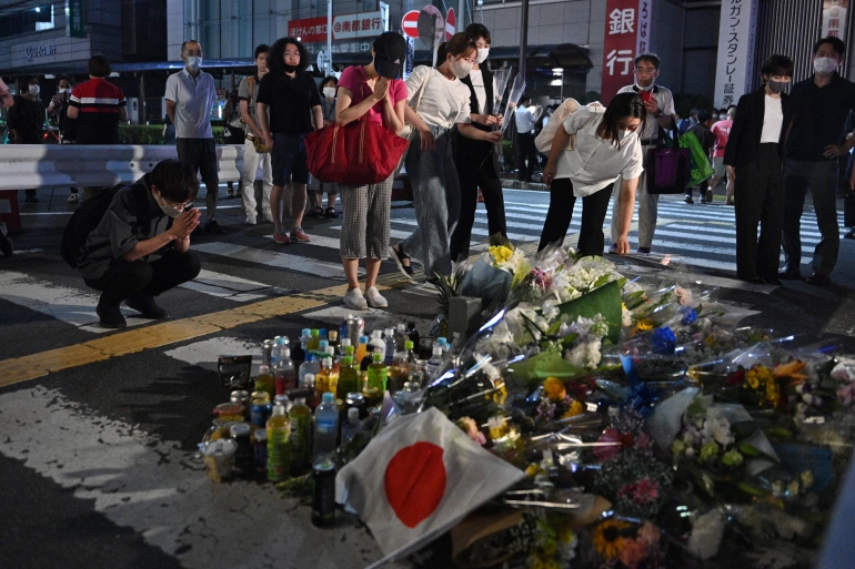 Japanese mourn in shock