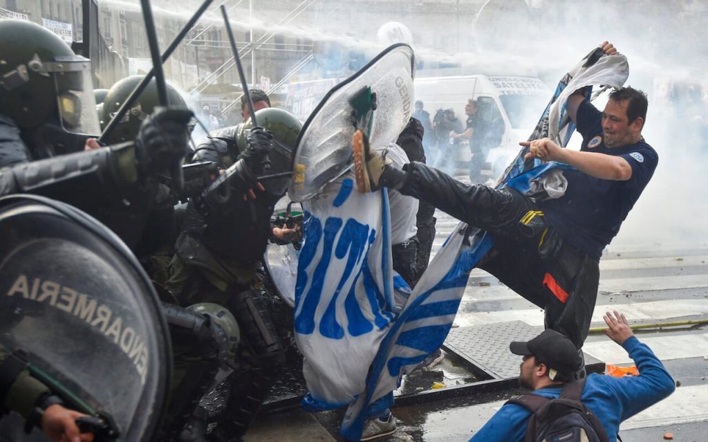 Violent Clashes Erupt During Argentina's Contentious Economic Reform Debate