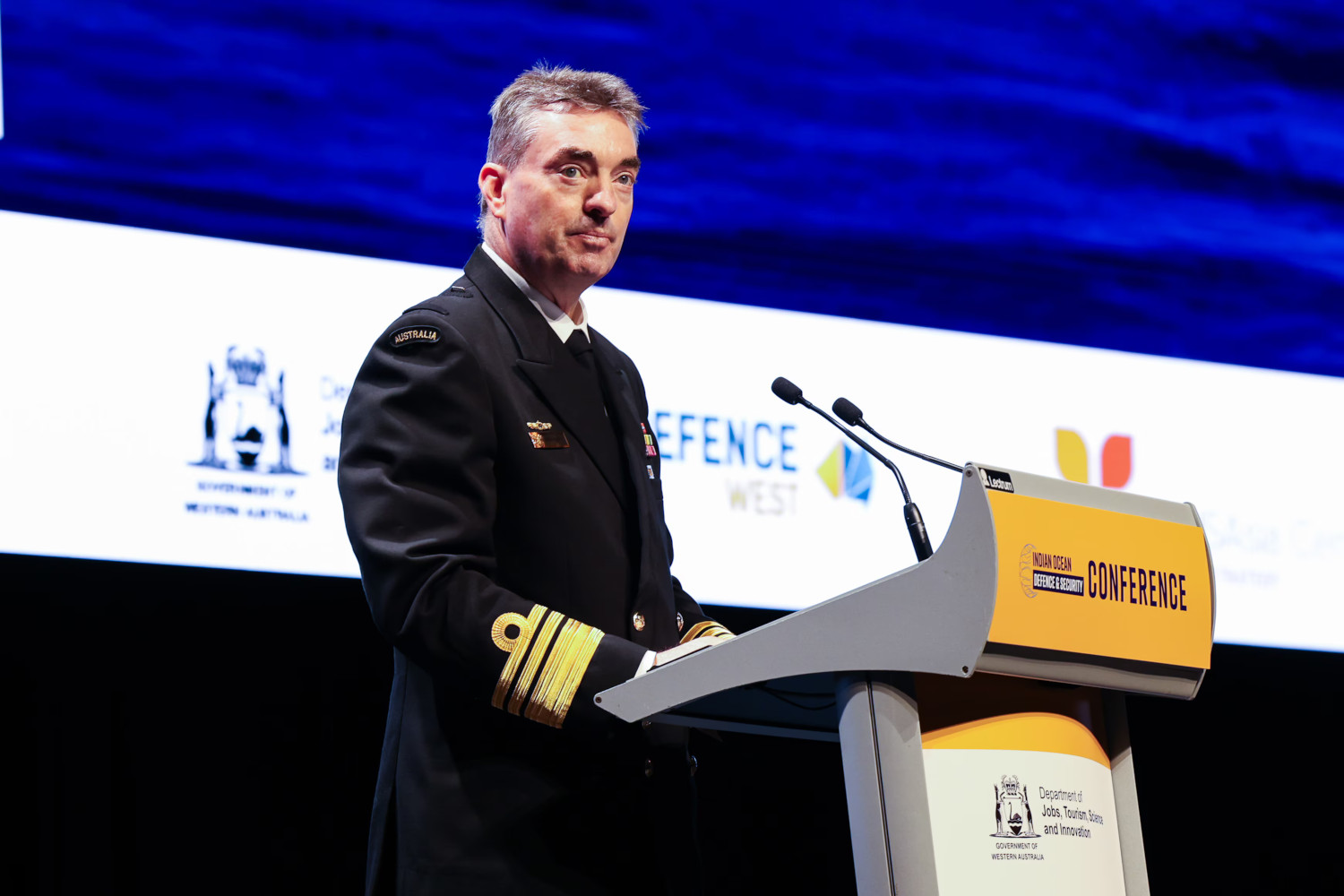 Vice Admiral Jonathan Mead, Australian Submarine Agency boss.