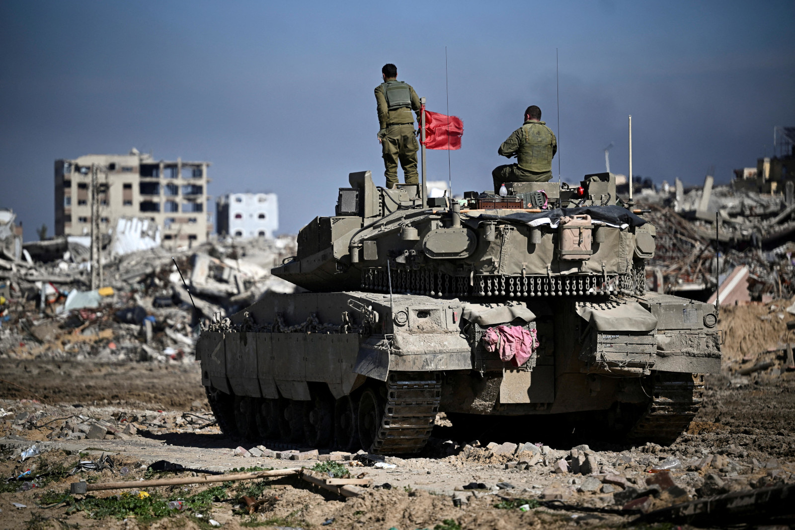 Israeli forces operate in the Gaza Strip