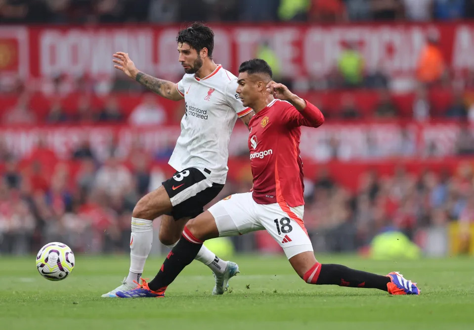 Casemiro failed to impress in United's defeat against rivals Liverpool on Sunday