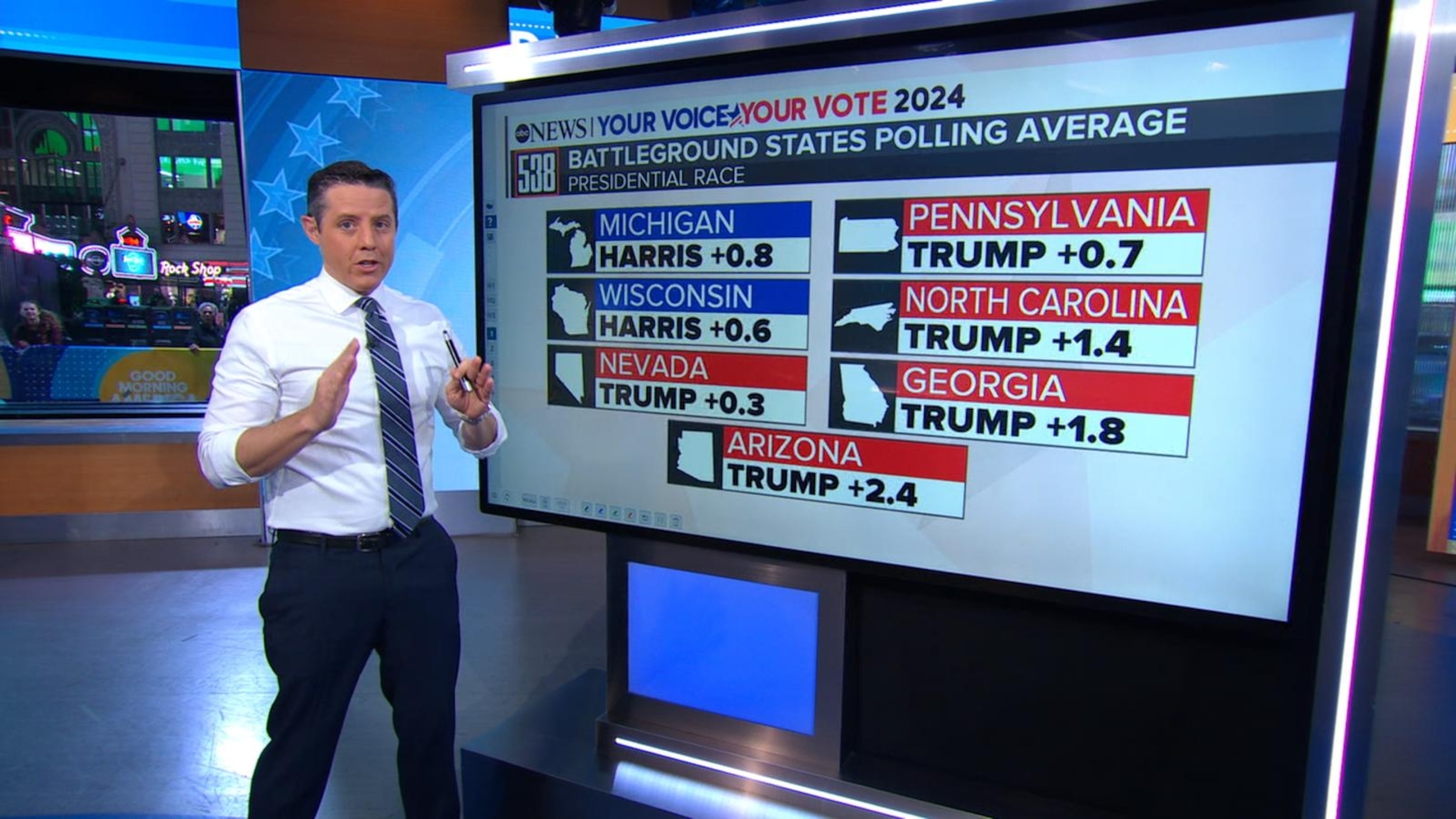 WATCH:  How Harris or Trump could win 270 electoral votes