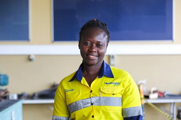 BREAKING BARRIERS: How Newmonts Learnership Programme Empowered Dorcas Oppong to Achieve Her Dreams