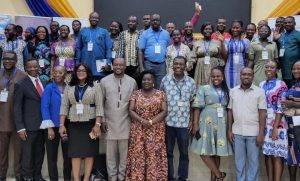 Dr Simon-Peter Kafui Aheto (third from right) with other dignitaries and some participants after the ceremony