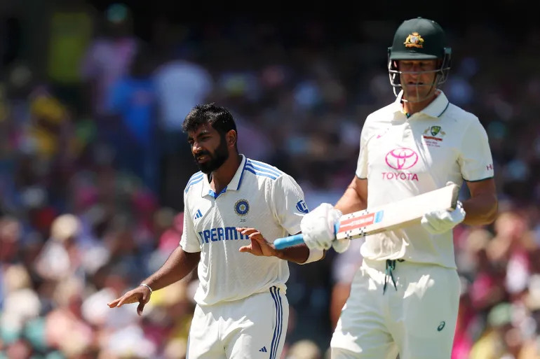 Jasprit Bumrah claimed one wicket for India before leaving the field due to injury on Day Two [Cameron Spencer/Getty Images)