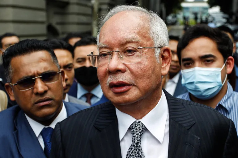 Malaysia's former Prime Minister Najib Razak [File: Ahmad Luqman Ismail/EPA]