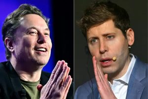 Elon Musk and Sam Altman were among the 11-person team that founded OpenAI in 2015. Photo: Frederic J. BROWN, Jung Yeon-je / AFP/File Source: AFP