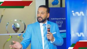 I&M Bank CEO Gul Khan during the opening of a new branch at ABC Place in Nairobi. Photo: I&M Bank. Source: Twitter